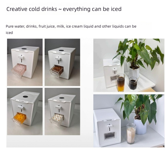 Mini ice maker MTWD-ICE10 chilled water ice cream  ice maker