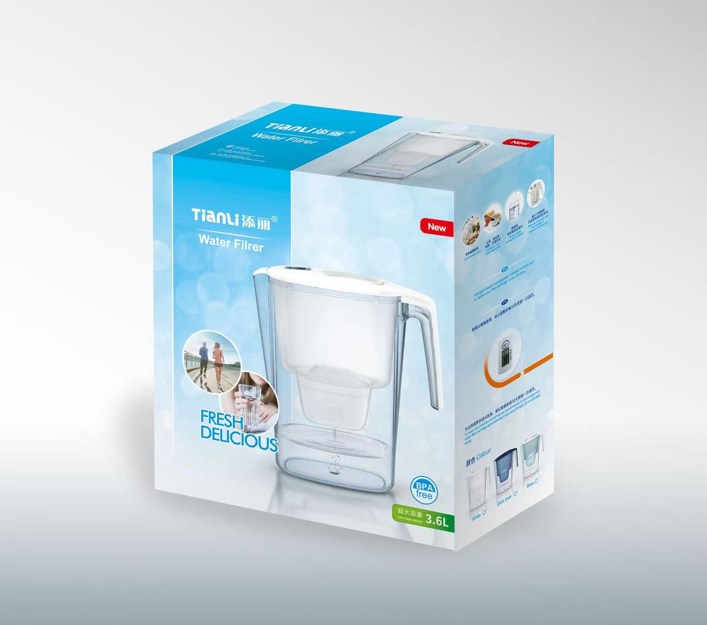 Gift star water pitcher filter jug MTWP-036 Gift star water pitcher filter jug MTWP-036