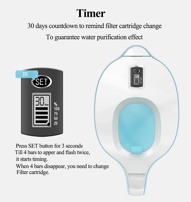 Gift star water pitcher filter soft water with UF membrane MTWP-042