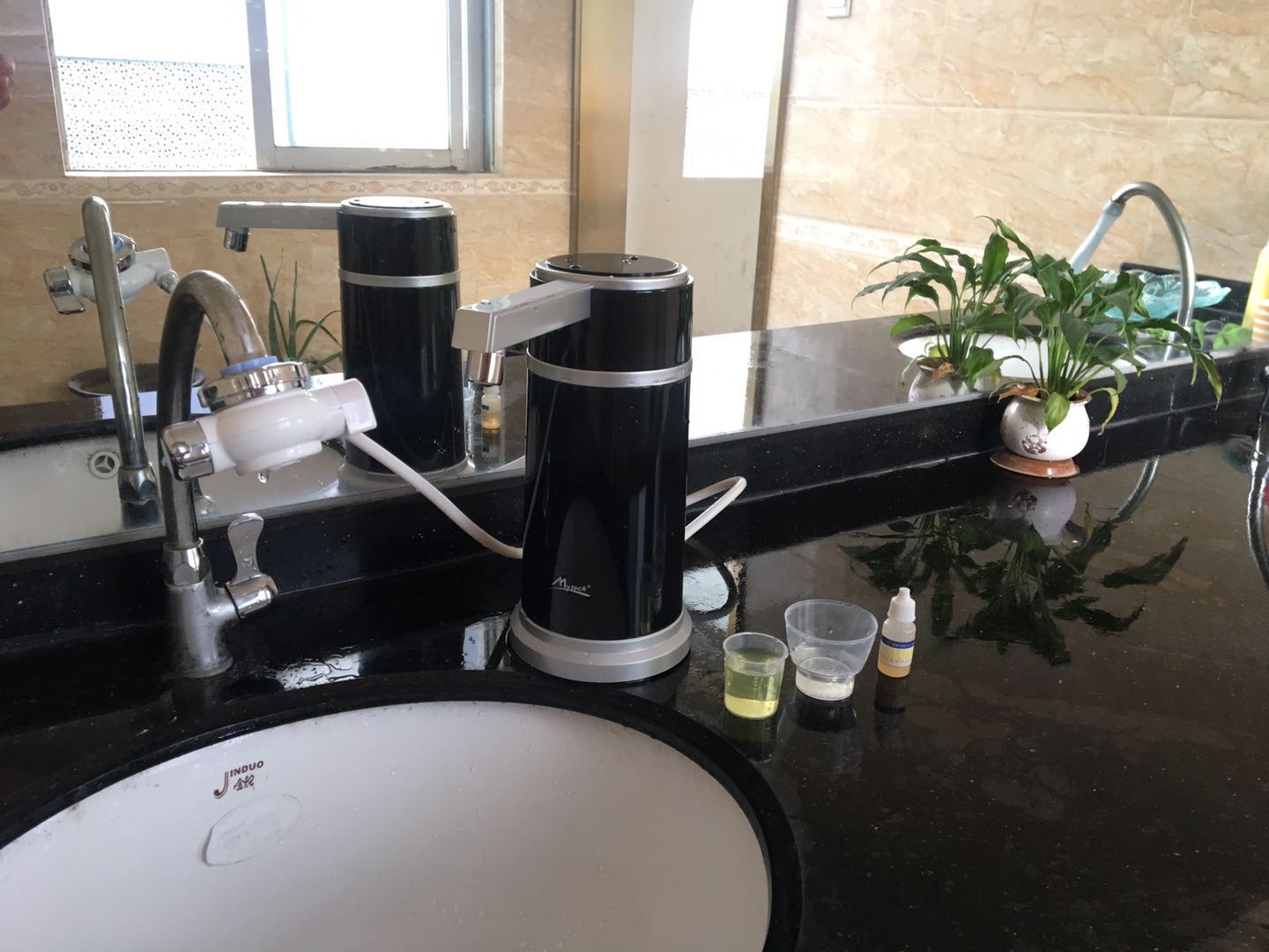 Mother and Baby Faucet mounted single cartridge UF water filter MTWP-CTMB