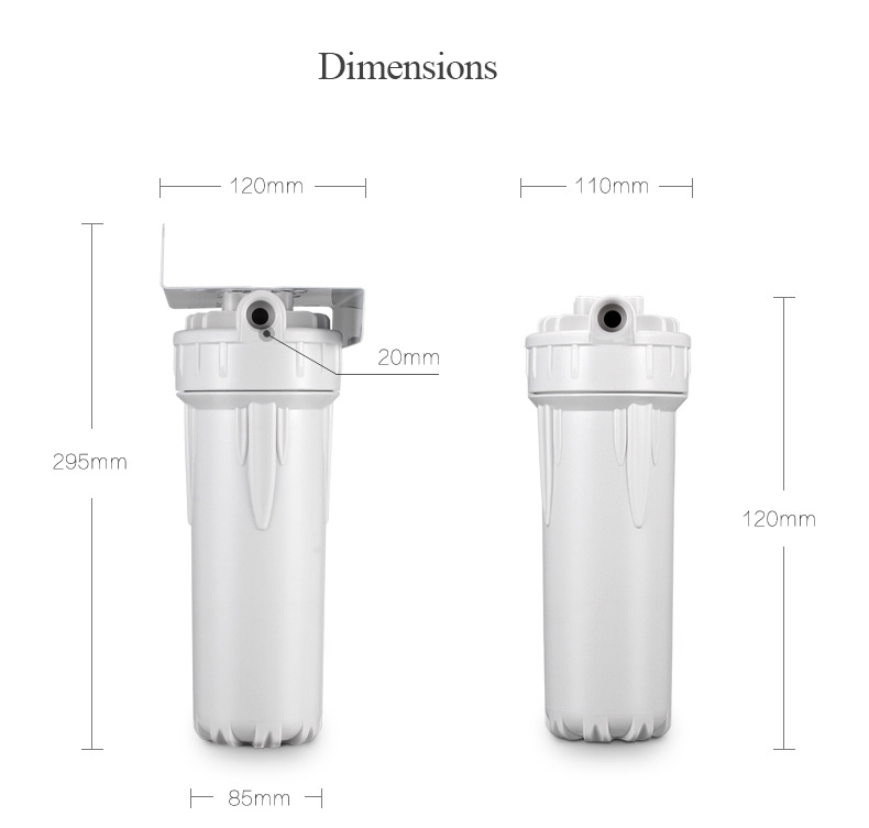 Under sink 1 stage PP water filter MTWP-US01