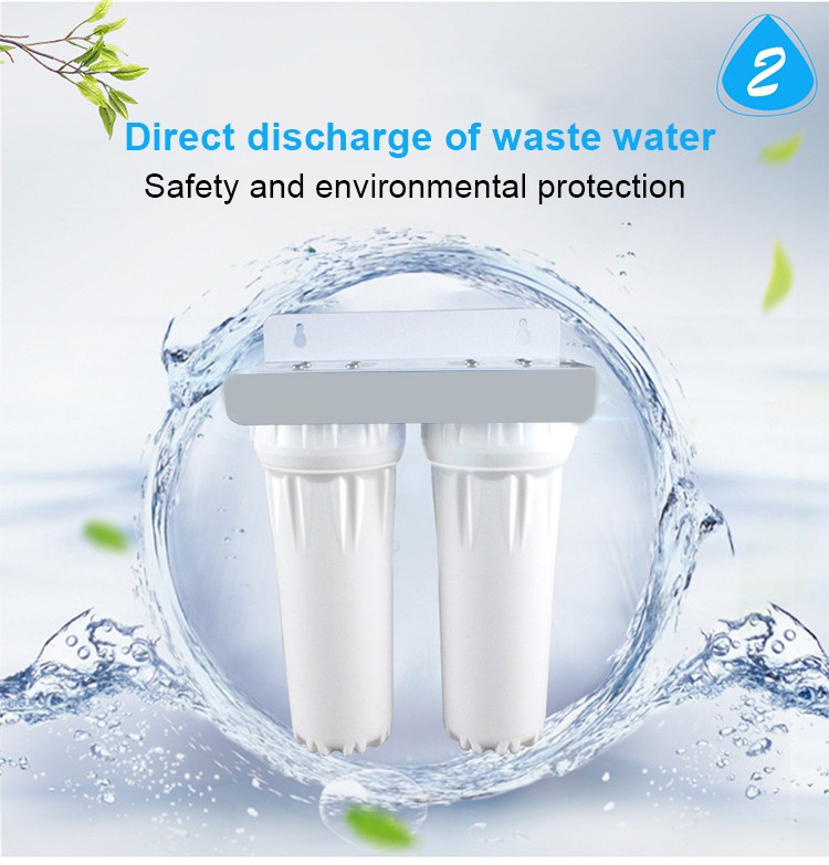 Under sink two stages simple water filter MTWP-US02A