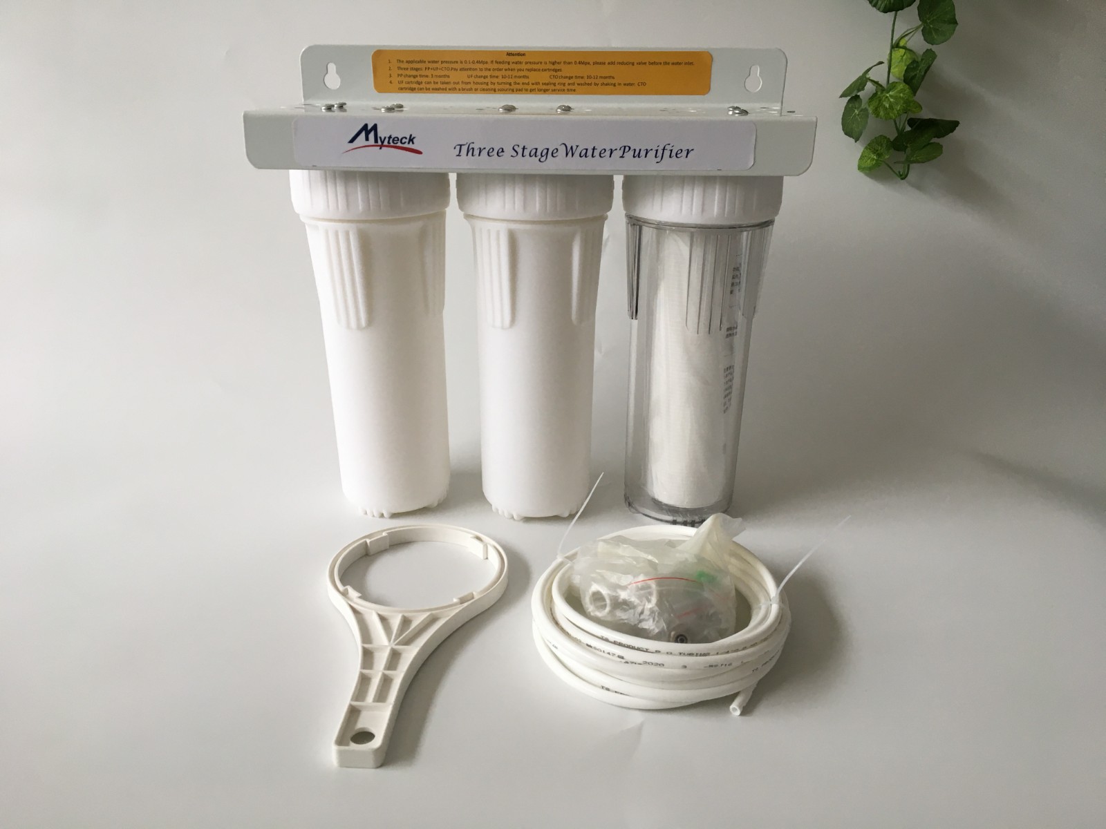 Under sink three stage UF water filter MTWP-US003