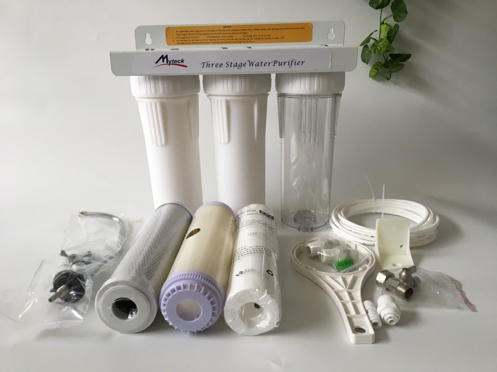 Under sink three stage UF water filter MTWP-US003