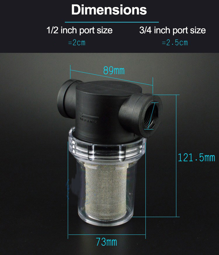 Mini pre-filter for water heater MTWP-MPF2 Mini pre-filter for water heater MTWP-MPF2