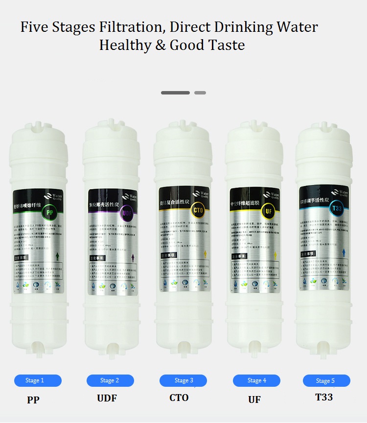 Under sink /tabletop five stages UF water filter MTWP-UF005 Under sink /tabletop five stages UF water filter MTWP-UF005