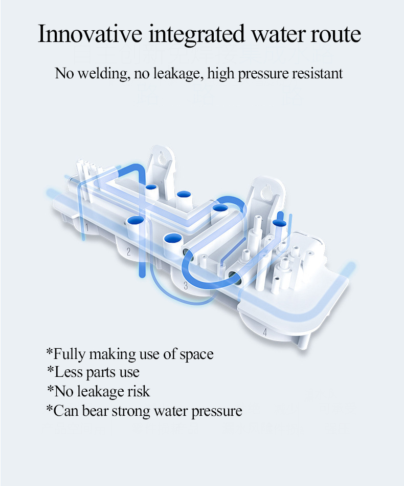 4-stage 600GPD tankless RO water purifier white  MTWP-600