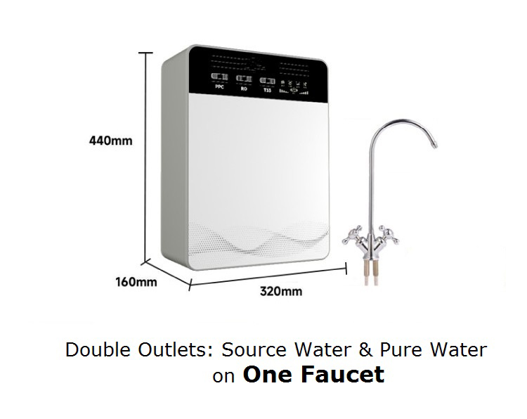 5-stage 600G RO water purifier  MTWP-074