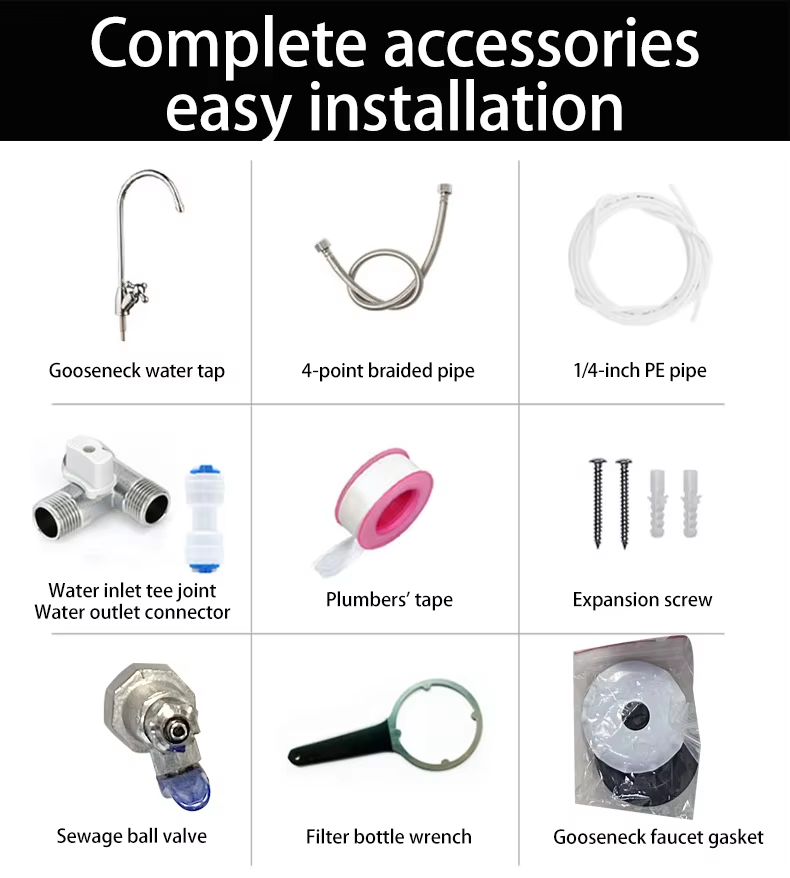 Mini 5-stage UF water purifier with carbon MTWP-UF005S Mini 5-stage UF water purifier with carbon MTWP-UF005S