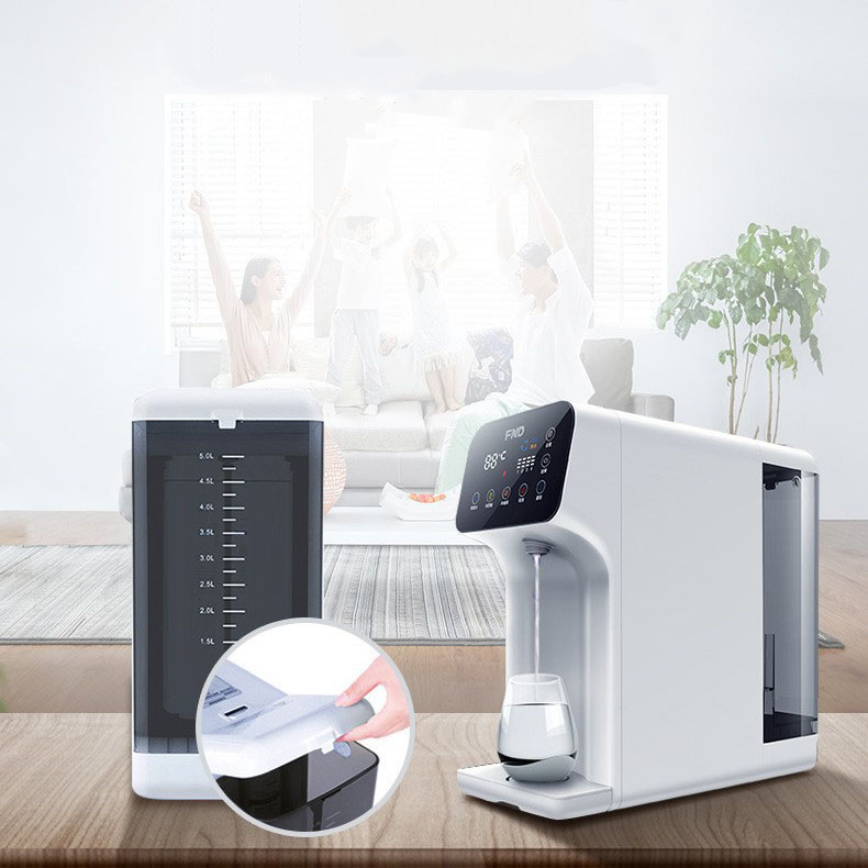 Installation free tabletop 4-stage RO water purifier dispenser MTWP-T067