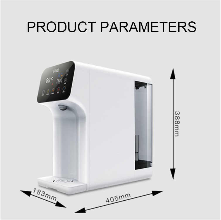 Installation free tabletop 4-stage RO water purifier dispenser MTWP-T067