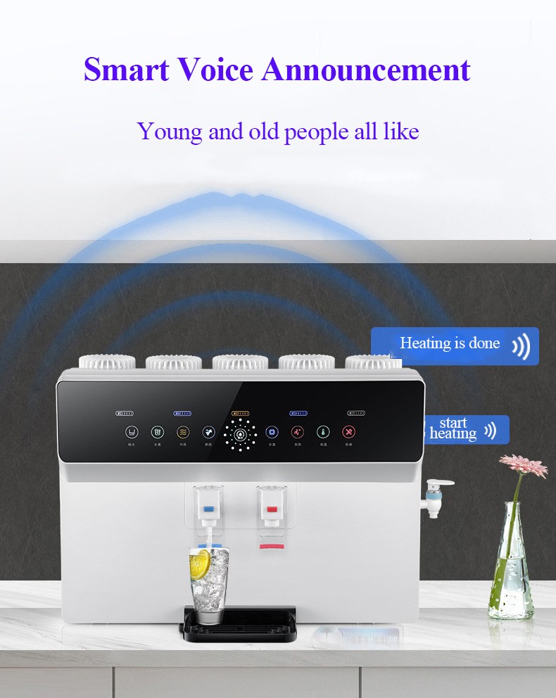 Tabletop 5-stages RO water purifier heating no cooling MTWP-T068