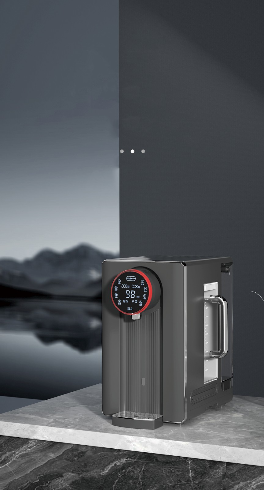 Tabletop no installation alkaline RO water purifier with heating cooling MTWP-T070 Tabletop no installation alkaline RO water purifier with heating cooling MTWP-T070