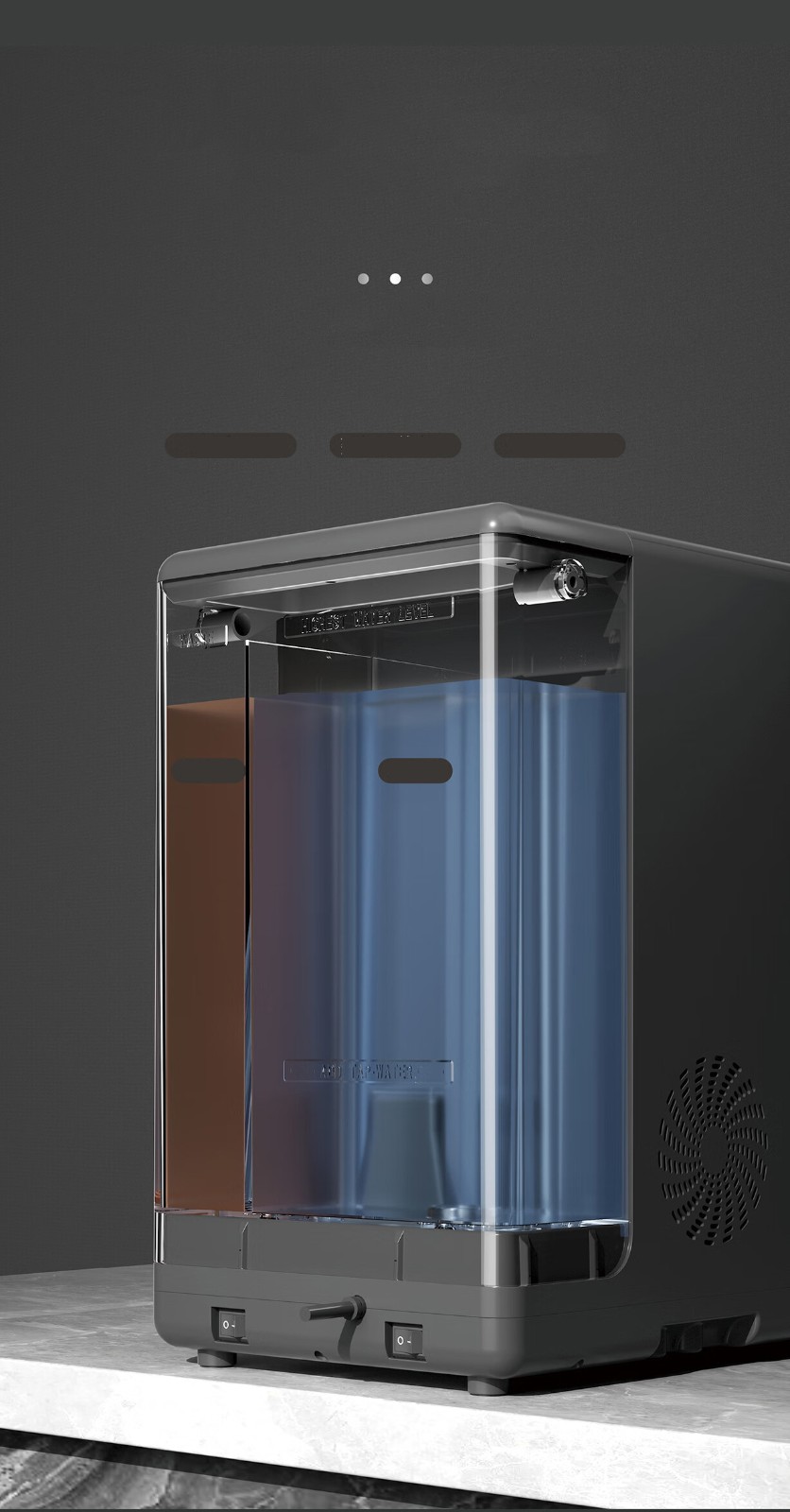 Tabletop no installation alkaline RO water purifier with heating cooling MTWP-T070 Tabletop no installation alkaline RO water purifier with heating cooling MTWP-T070