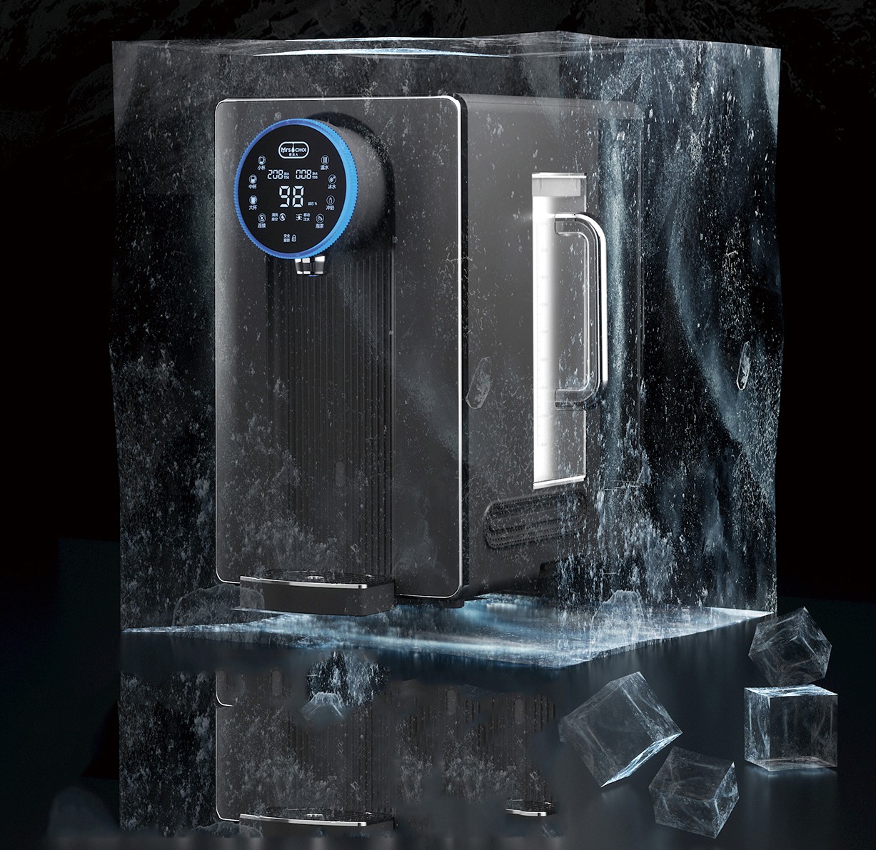 Tabletop no installation alkaline RO water purifier with heating cooling MTWP-T070 Tabletop no installation alkaline RO water purifier with heating cooling MTWP-T070