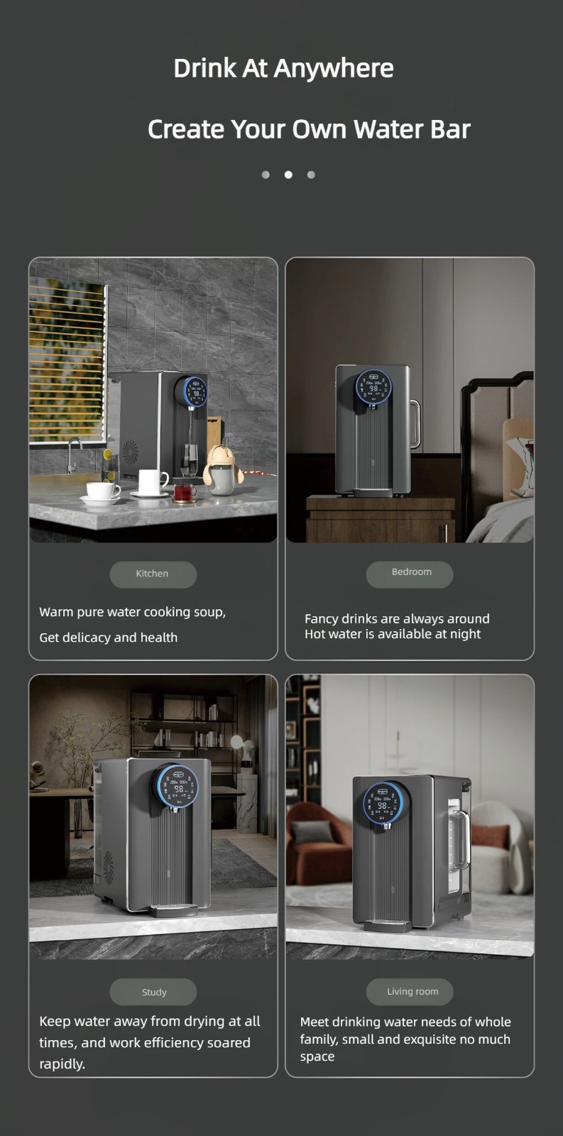 Tabletop no installation alkaline RO water purifier with heating cooling MTWP-T070 Tabletop no installation alkaline RO water purifier with heating cooling MTWP-T070