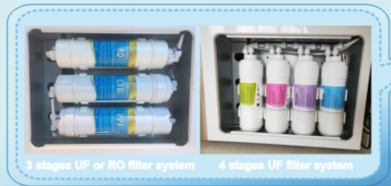 Tabletop UF water purifier with cooling heating MTWD-TCUF
