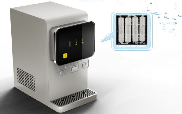 Tabletop water dispenser with RO filters MTWP-T077UF/RO Tabletop water dispenser with RO filters MTWP-T077UF/RO