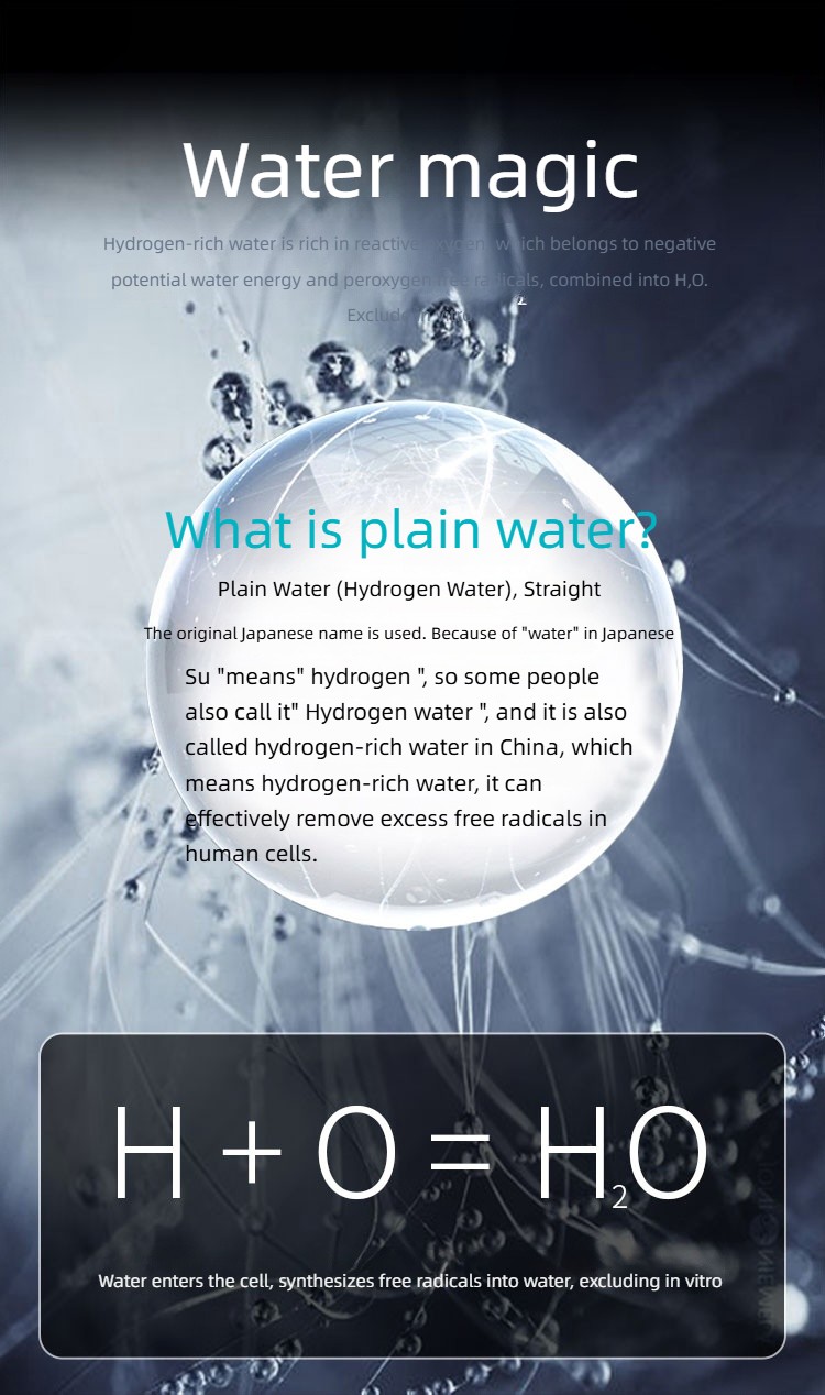 Tabletop RO water purifier dispenser hot water hydrogen generator MTWP-T075