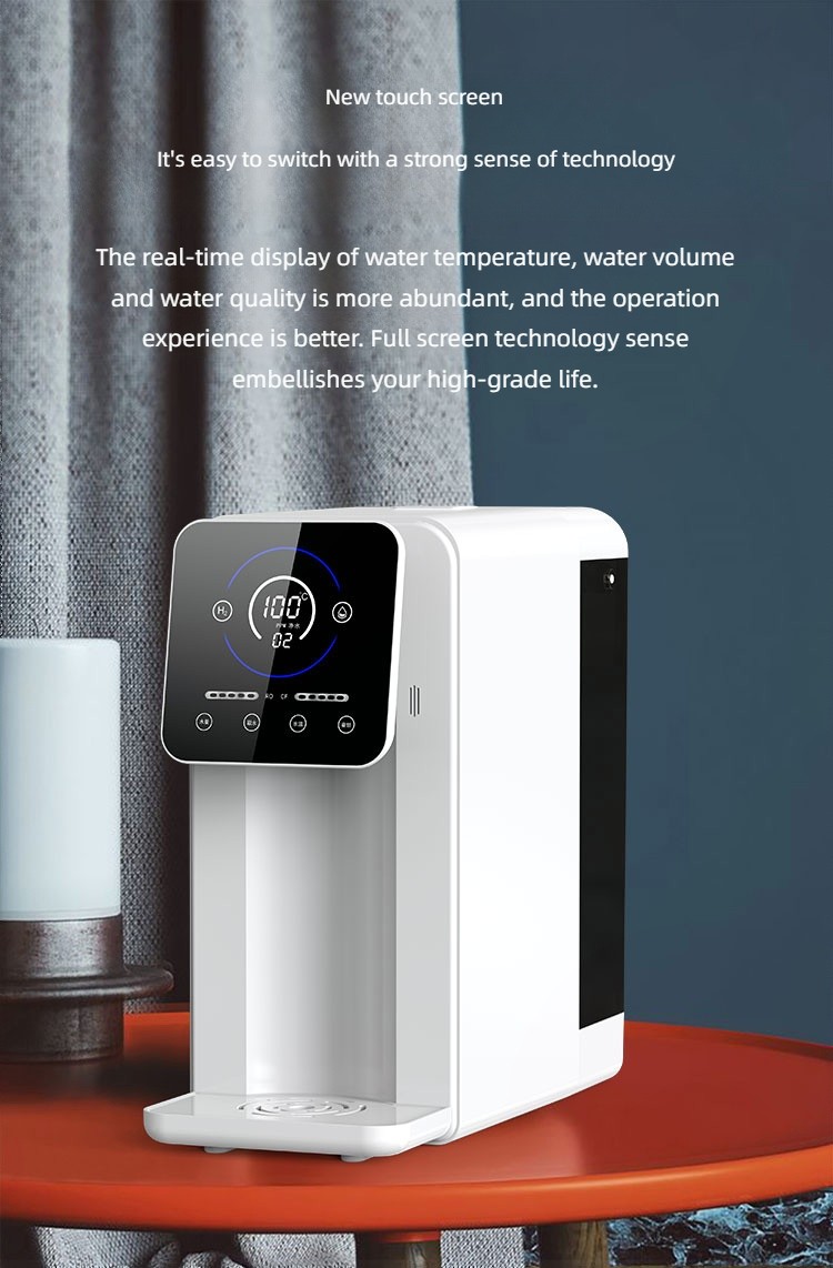 Tabletop RO water purifier dispenser hot water hydrogen generator MTWP-T075