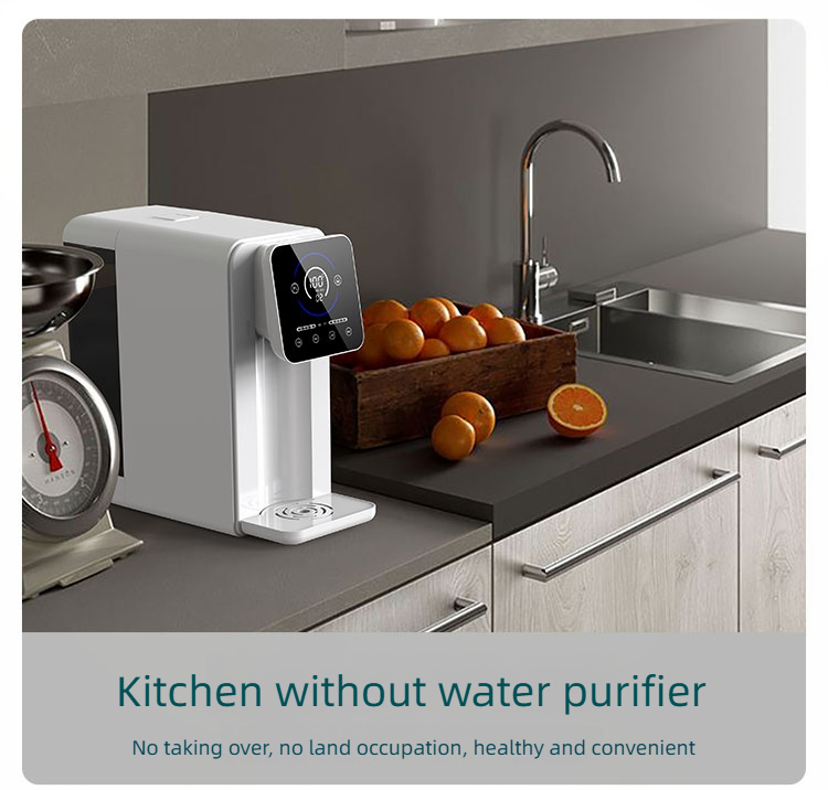Tabletop RO water purifier dispenser hot water hydrogen generator MTWP-T075