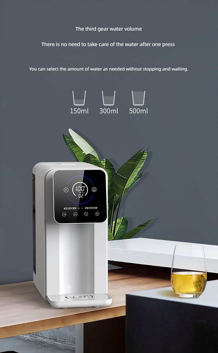 Tabletop RO water purifier dispenser hot water hydrogen generator MTWP-T075