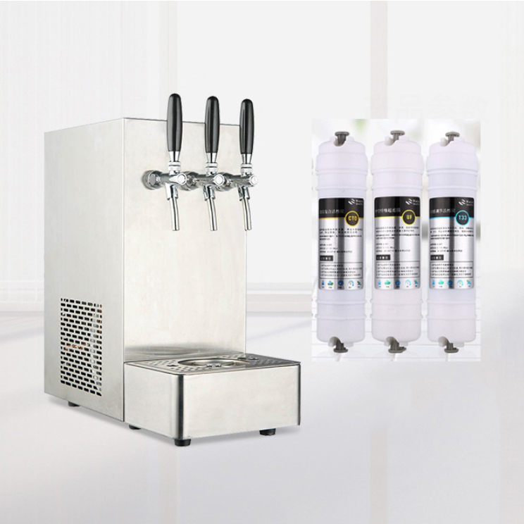 Commercial soda water maker for stores MT-SW07 3 faucets with filters