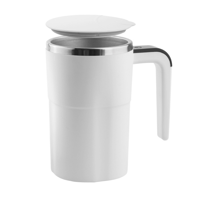 Magnetic automatic stirring cup MT-CC01 white/black