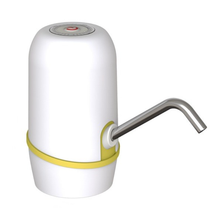 White/black bottled water pump dispenser oblong top MTWD-02 (white/black body)