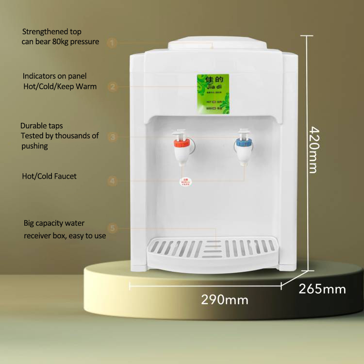 MTWD-TEP05 Economic Hot Sales Household Electric Tabletop Hot Cold Water Dispensers Mini Manual Water Cooler Drinking Water Machine Desktop