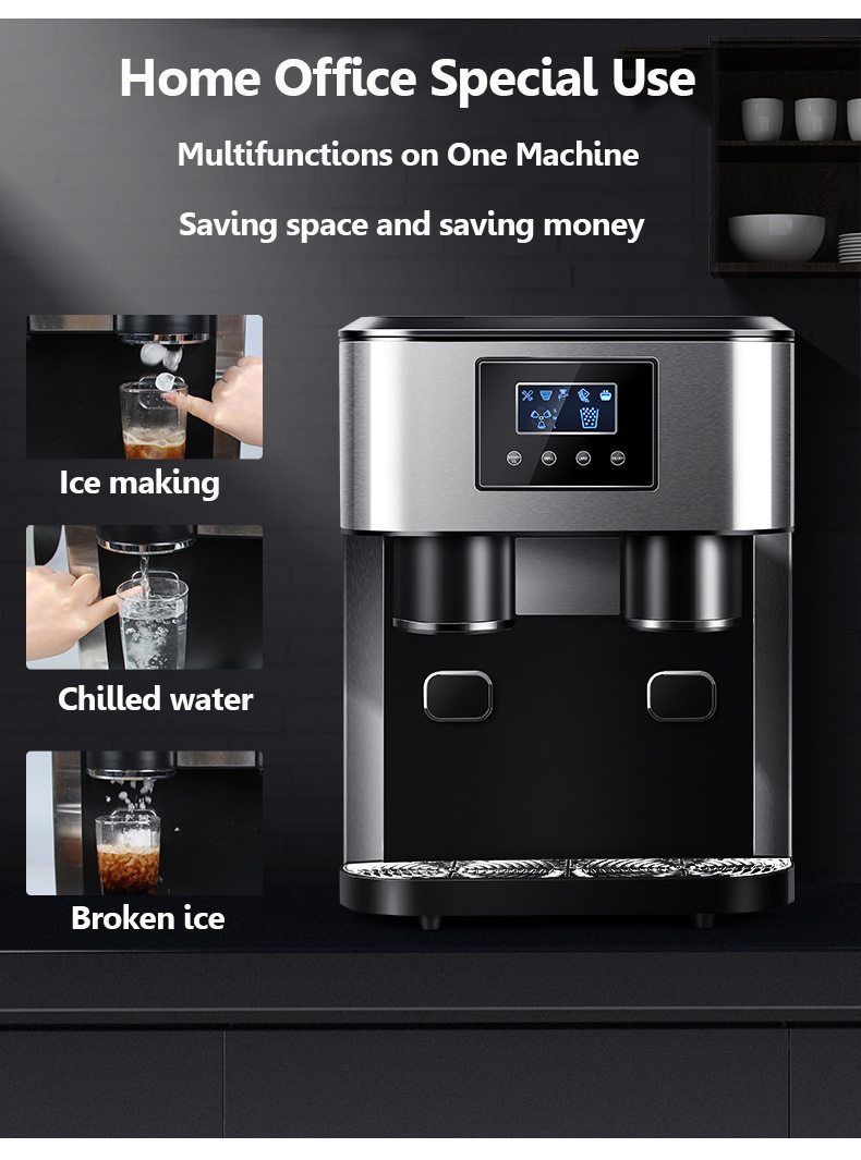 Water dispenser with ice maker ice crusher  MTWD-ICE04