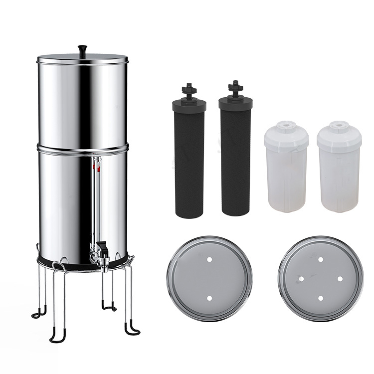Tabletop gravity type stainless steel water purifier MTWP-SS8