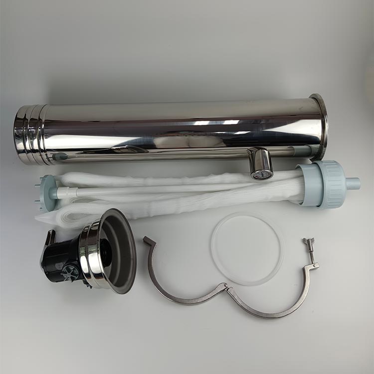 Vertical whole house Stainless steel PVDF UF water filter  manual valve series