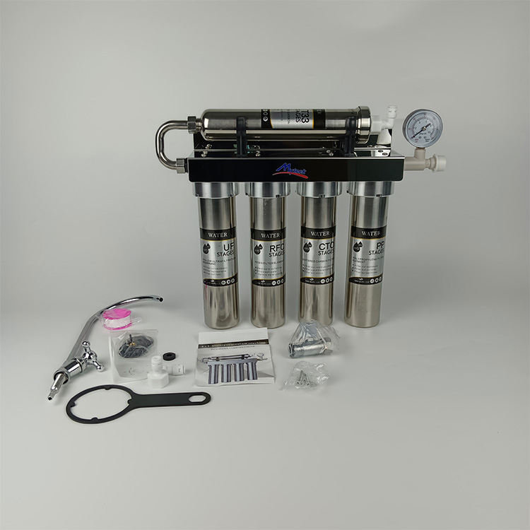 5-stage stainless steel UF water purifier  MTWP-UF005SB