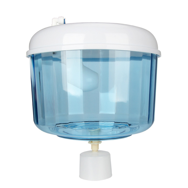 Small open top water tank in connection with water purifier
